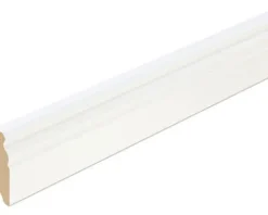 Sockelleiste Weiß foliert FU065L 18,5x60x2400 mm