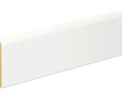 Sockelleiste Weiß foliert FU077L 15x80x2400 mm Weiß foliert
