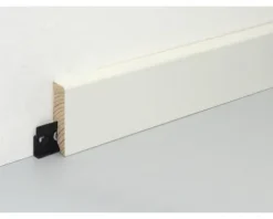 Sockelleiste weiß 0153L RAL9010 2400x58x16mm