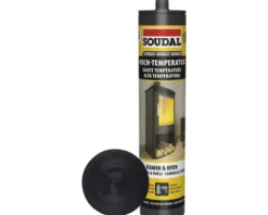 Soudal Kamin & Ofen Dichtstoff hitzebeständig schwarz 300 ml
