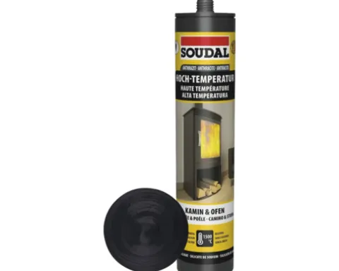 Soudal Kamin & Ofen Dichtstoff hitzebeständig schwarz 300 ml
