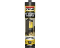 Soudal Kamin & Ofen Dichtstoff hitzebeständig schwarz 300 ml