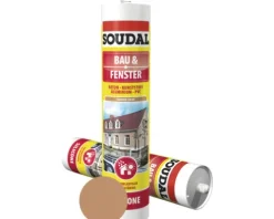 Soudal 1K Bau & Fenstersilikon buche 300 ml