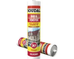 Soudal 1K Bau & Fenstersilikon teak 300 ml