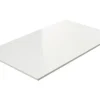 Steingut Wandfliese 19,8 x 39,8 cm weiß glänzend