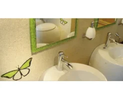 Steinteppich-Set 1 m² Ravello Fein Beige Innenbereich - Wand