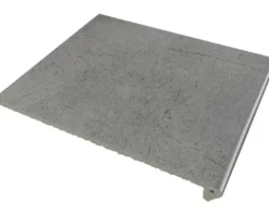 Steinzeug Florentiner Stufenfliese Capra Glimmer Schwarz 24,5 x 32 cm