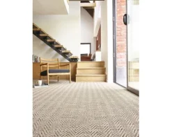 Teppichboden Flachgewebe Outsider African Joy karamell FB13 400 cm breit (Meterware)