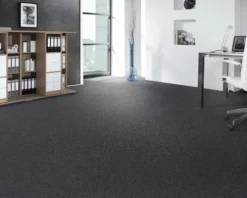 Teppichboden Schlinge Matrix anthrazit 400 cm breit (Meterware)