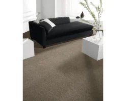 Teppichboden Velours Verona hellbraun FB38 400 cm breit (Meterware)