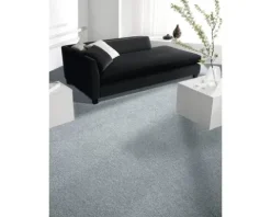 Teppichboden Velours Verona hellgrau FB90 400 cm breit (Meterware)
