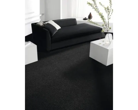 Teppichboden Velours Verona schwarz FB98 400 cm breit (Meterware)