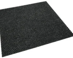 Teppichfliese Nadelfilz Calypso 50 anthrazit 4,2 mm 50x50 cm