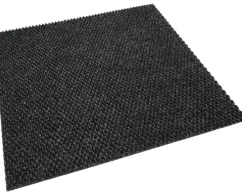 Teppichfliese Nadelfilz Calypso 50 anthrazit 4,2 mm 50x50 cm