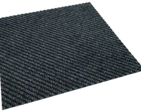 Teppichfliese Nadelfilz Centaur 36 dunkelblau grau 4 mm 50x50 cm