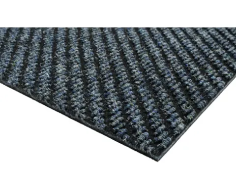 Teppichfliese Nadelfilz Centaur 36 dunkelblau grau 4 mm 50x50 cm