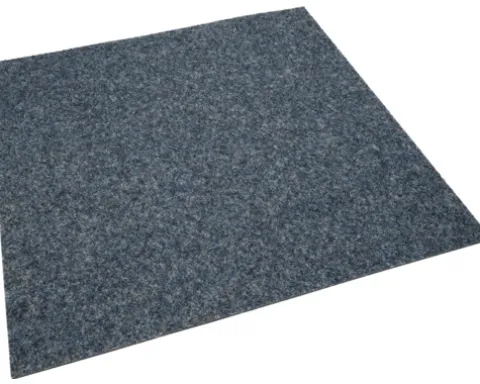 Teppichfliese Nadelfilz Dynamic 39 blau 6,5 mm 50x50 cm