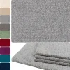 Teppichfliesen 50x50 cm selbstliegend, Velours Hochflor, Simply Soft Hell Grau
