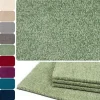 Teppichfliesen 50x50 cm selbstliegend, Velours Hochflor, Simply Soft Hell Grün