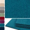 Teppichfliesen 50x50 cm selbstliegend, Velours Hochflor, Simply Soft Petrol Türkis