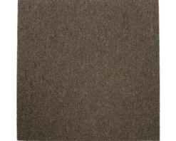 Teppichfliese Schlinge Astra 194 dunkelbraun 3 mm 50x50 cm