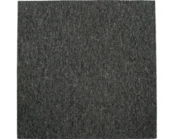 Teppichfliese Schlinge Sparkle 378 dunkelgrau 3,5 mm 50x50 cm