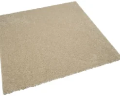 Teppichfliese Shag Carousel 172 hellbeige 10 mm 50x50 cm