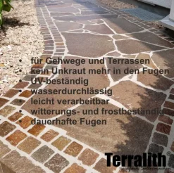 Terralith Drän Pflasterfugenmörtel -ziegelrot-