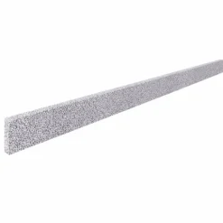 Terralith Sockelleiste für Metallic -Steinteppich -metallic grau- 5 x 100 cm- fein (2-4 mm)