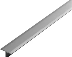 Trenn- und Abdeckprofil T-Floor Aluminium Länge 250 cm Höhe 8 mm Sichtfläche 25 mm Titan