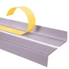 Treppenkantenprofil Selbstklebend 40x25 mm, Treppenprofil PVC für Treppenstufen, Treppenkantenschutz mit Rillen, Antirutsch - 110 cm, Lila
