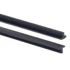 Treppenprofil für Treppenstufenrillen 4,5mm, PVC Gummiprofil Dichtung, Antirutsch - 25 Meter, Schwarz