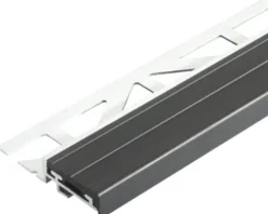 Treppenstufenprofil Dural Durastep Aluminium Länge 100 cm Höhe 9 mm