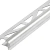 Treppenstufenprofil Dural Florentostep Edelstahl Länge 100 cm Höhe 11 mm
