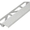 Treppenstufenprofil Durastep Aluminium Länge 250 cm Höhe 9 mm