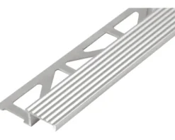 Treppenstufenprofil Durastep Aluminium Länge 250 cm Höhe 9 mm