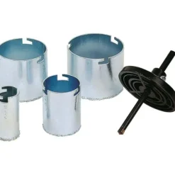 Triuso HM-Fliesenlochbohrer-Satz 6-tlg 33/53/73/83 mm - 1 Set