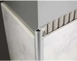 Viertelkreis-Abschlussprofil Dural Durondell DRAE 80 Aluminium Länge 250 cm Höhe 8 mm