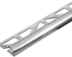Viertelkreis-Abschlussprofil Dural Durondell DRE 80 Edelstahl Länge 250 cm Höhe 8 mm