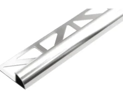 Viertelkreis-Abschlussprofil Durondell Aluminium silber 250 cm Höhe 8 mm