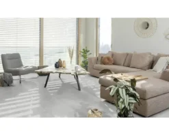 Vinylboden Fliese Manhattan Clear grau Fold-Down 729 x 389 x 4,2 mm