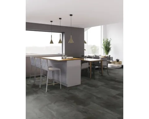Vinylboden Fliese Shale Black schiefer Fold-Down 729 x 389 x 4,2 mm
