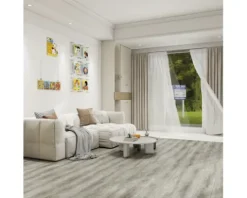 Vinyl-Diele Baya Clear grau selbstklebend 152x914x2 mm