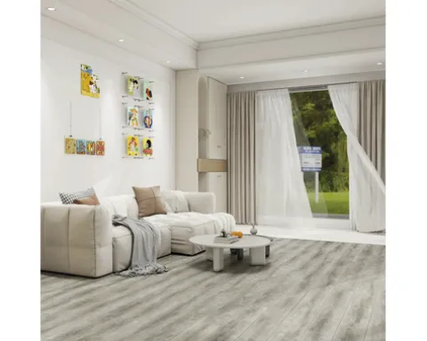 Vinyl-Diele Baya Clear grau selbstklebend 152x914x2 mm