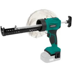 VONROC Akku Kartuschenpresse, Kartuschenpistole [Neues Model] - 20V - 4 Stufen Durchfluss, Silikonpistole ohne Akku und Ladegerät