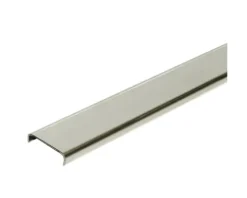 Wandanschlussprofil Duralis Edelstahl 8 mm