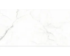 Wand- und Bodenfliese Elegant Statuario 60 x 120 x 0,95 cm glänzend rektifiziert
