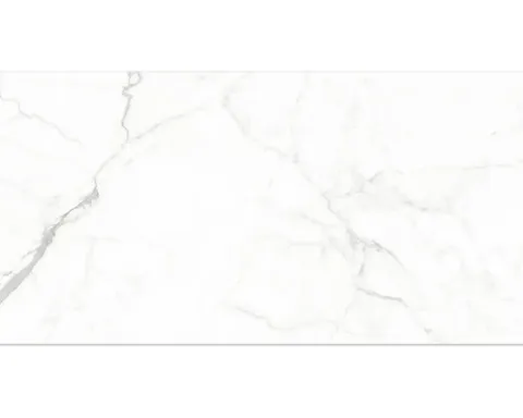 Wand- und Bodenfliese Elegant Statuario 60 x 120 x 0,95 cm glänzend rektifiziert