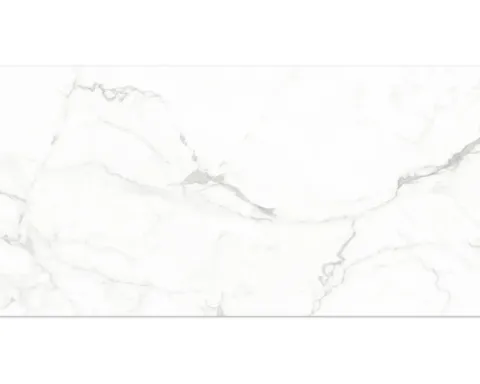 Wand- und Bodenfliese Elegant Statuario 60 x 120 x 0,95 cm glänzend rektifiziert