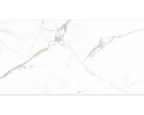 Wand- und Bodenfliese Elegant Statuario 60 x 120 x 0,95 cm glänzend rektifiziert